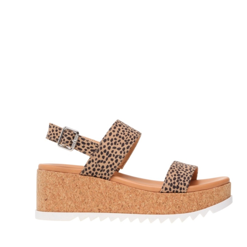 Animal Print Platform Sandal